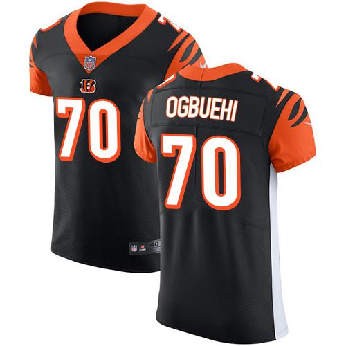 Nike Bengals #70 Cedric Ogbuehi Black Team Color Men's Stitched NFL Vapor Untouchable Elite Jersey